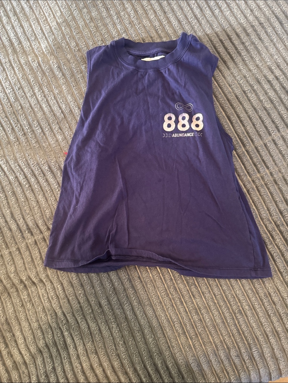 Spiritual gangster '888 Abundance' Sleeveless tee